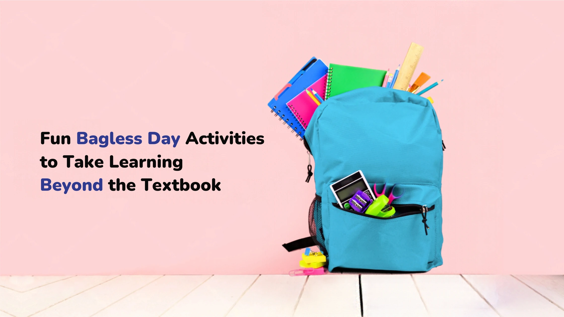 A Bag filled with books & stationery