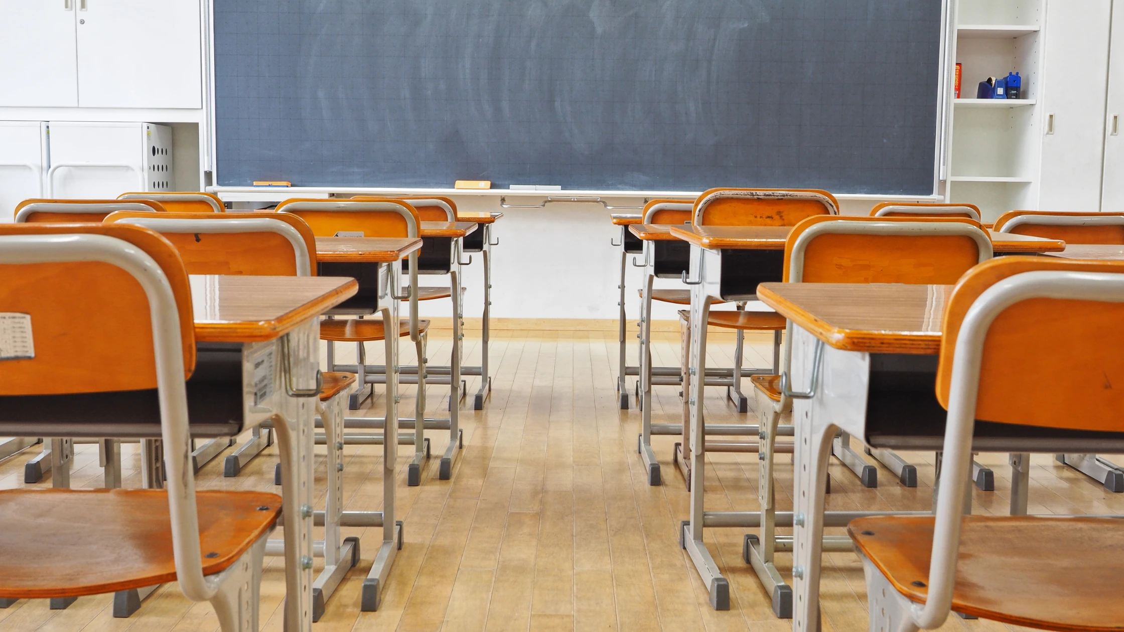 A empty classroom